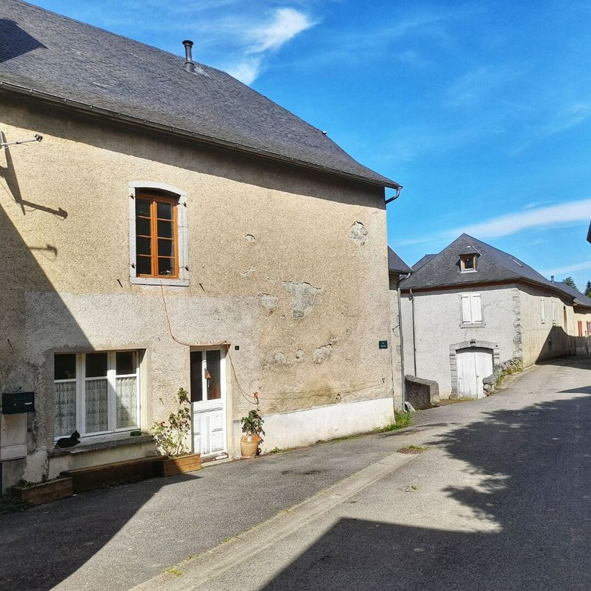 Image Façade à  maison mitoyenne de Sainte-Colome
