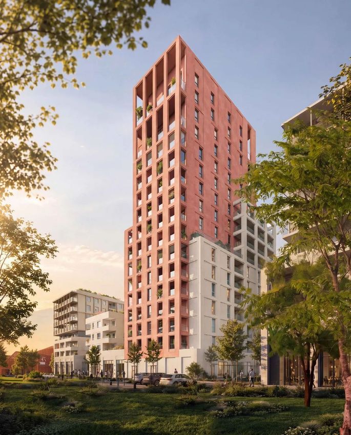 Image Vue à programme neuf de Sans numéro Rue de Mulhouse