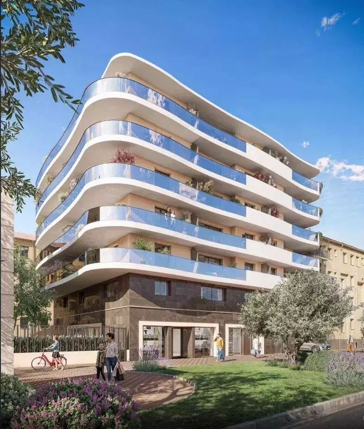 Image Façade à programme neuf de 6 Impasse Botta