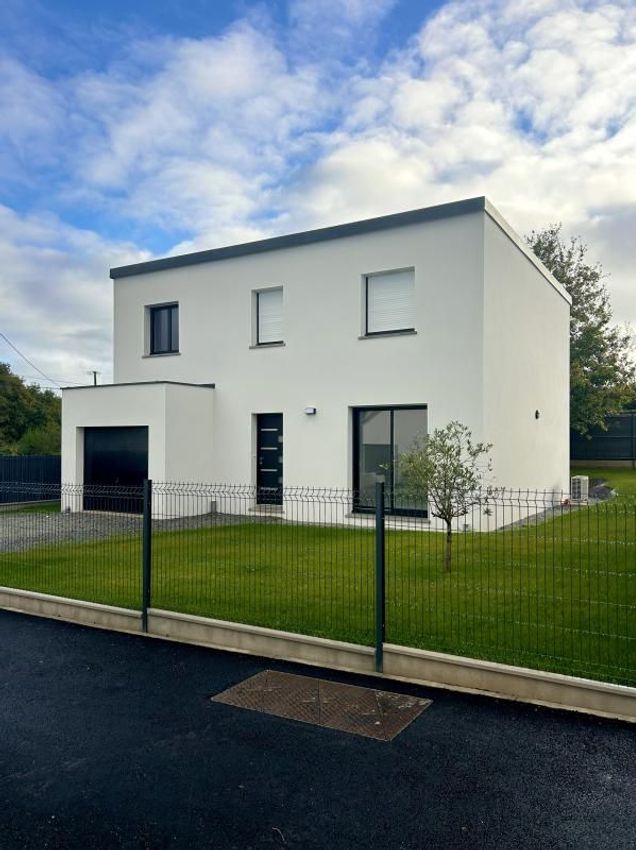Image Façade à  maison individuelle de Plumelec