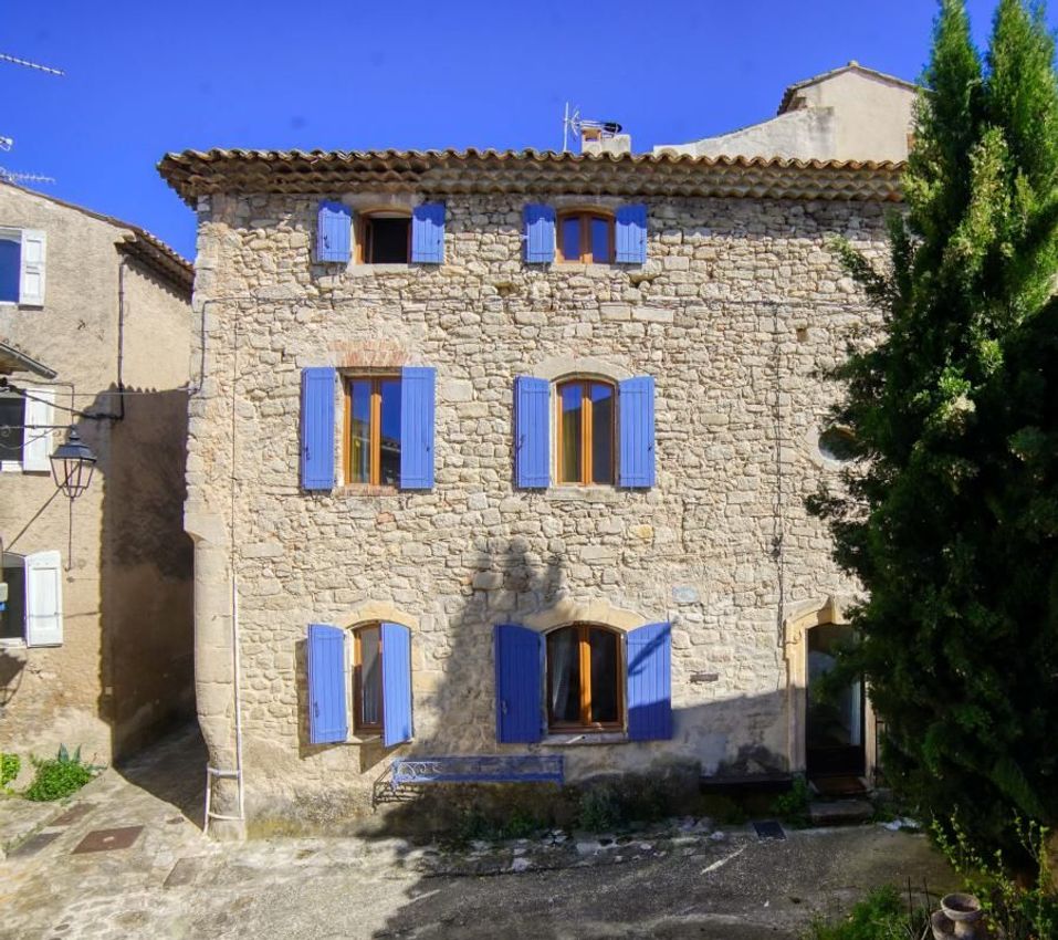 Image Façade à  maison mitoyenne de Grambois