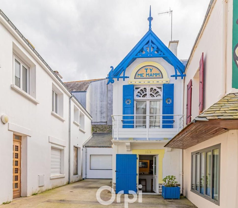 Image Façade à  maison individuelle de Quiberon