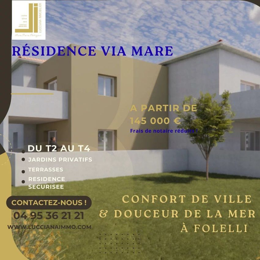 Image Façade à appartement de Penta-di-Casinca