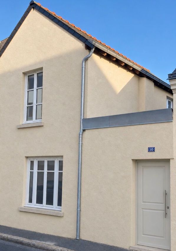 Image Façade à  maison mitoyenne de Beaufort-en-Anjou