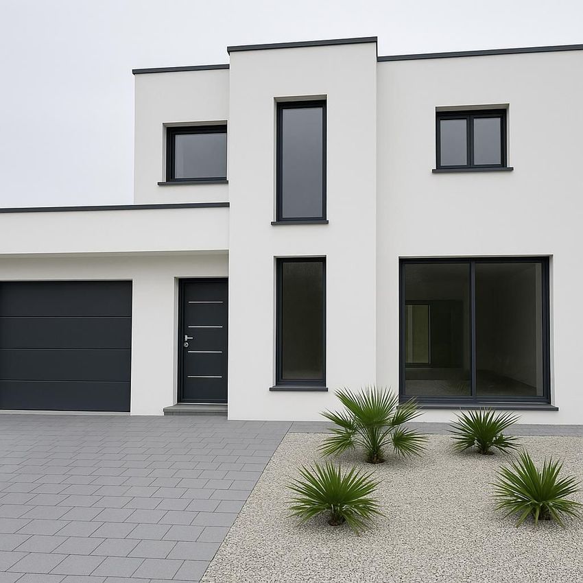 Image Façade à  maison individuelle de Mardié