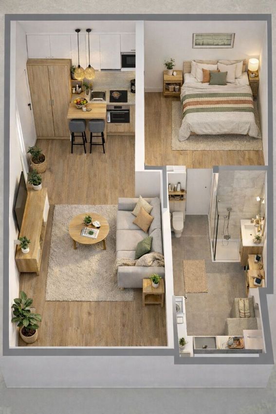 Image Plan à appartement de Le Mesnil-Esnard