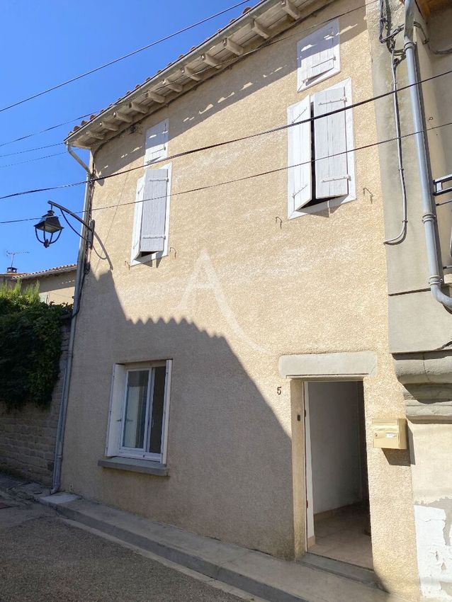 Image Façade à  maison mitoyenne de Labécède-Lauragais