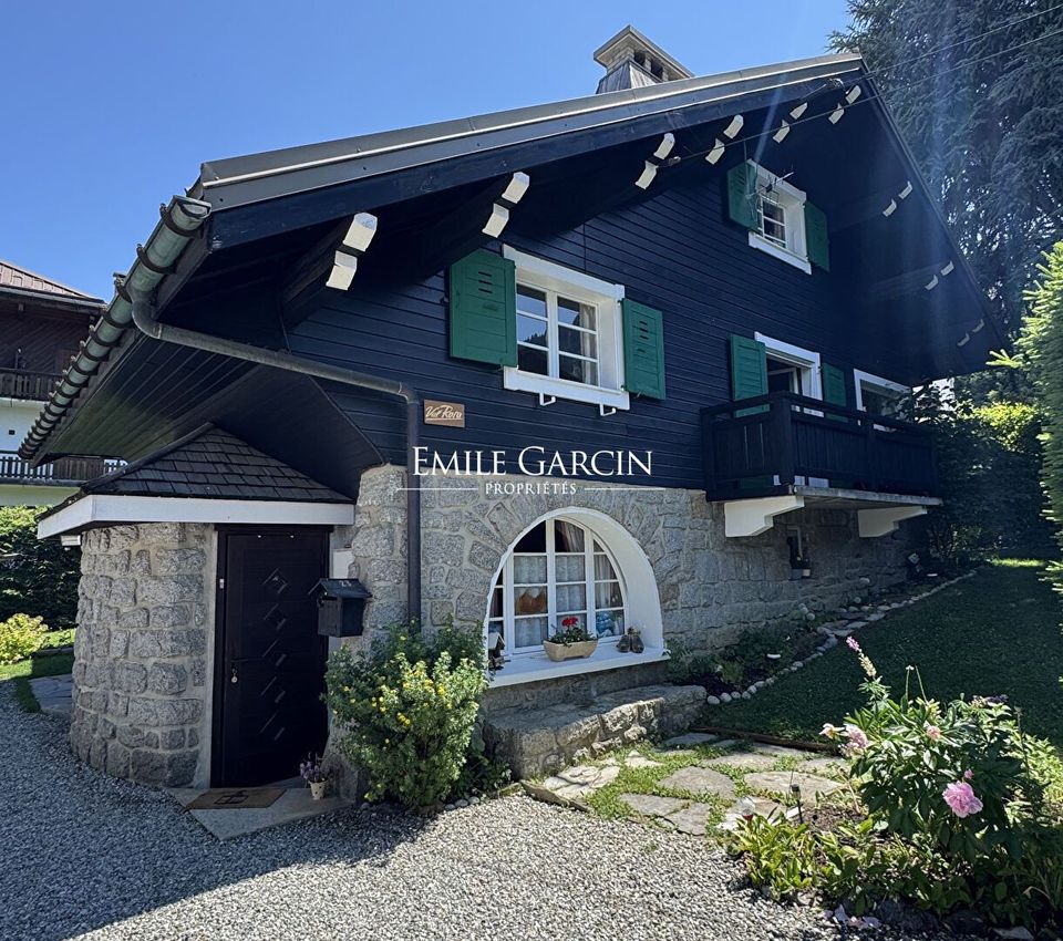 Image Façade à  chalet de montagne de Megève