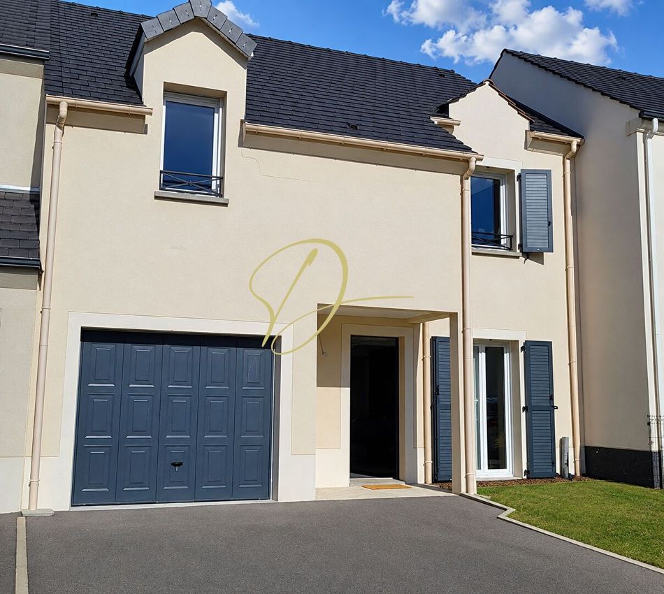 Image Façade à  maison mitoyenne de Ablis