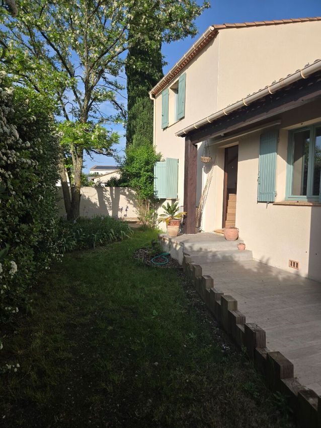 Image Façade à  villa de La Calmette