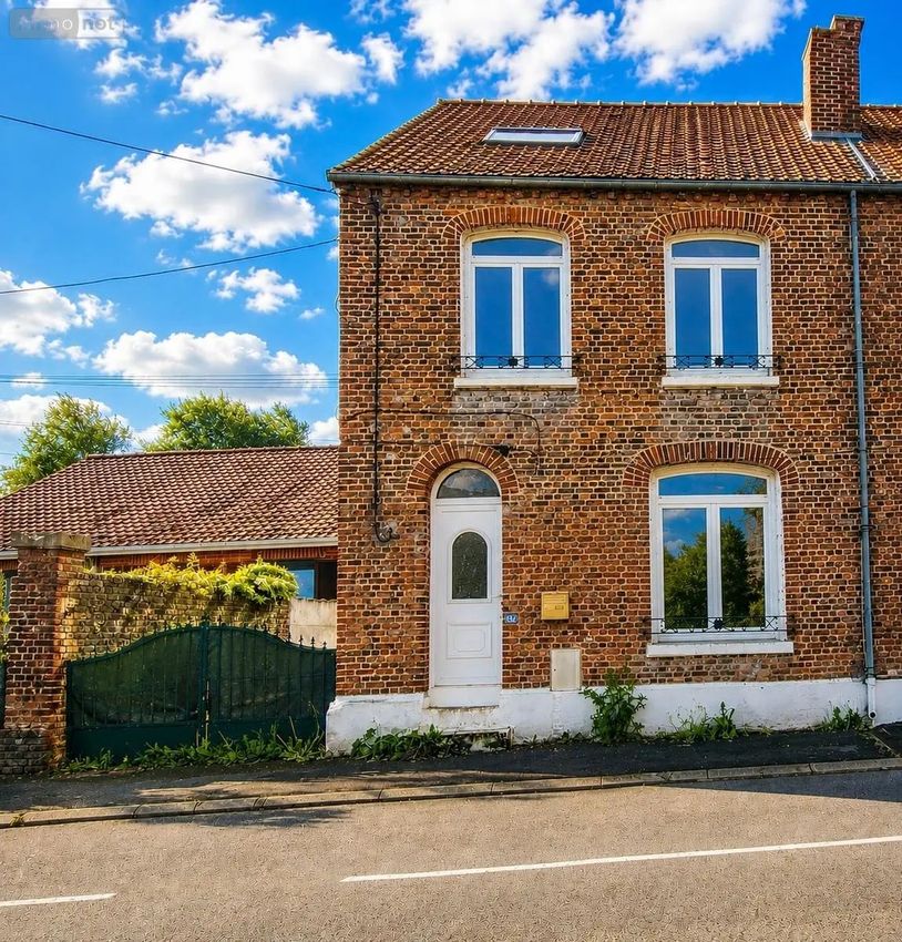 Image Façade à  maison individuelle de Houdain