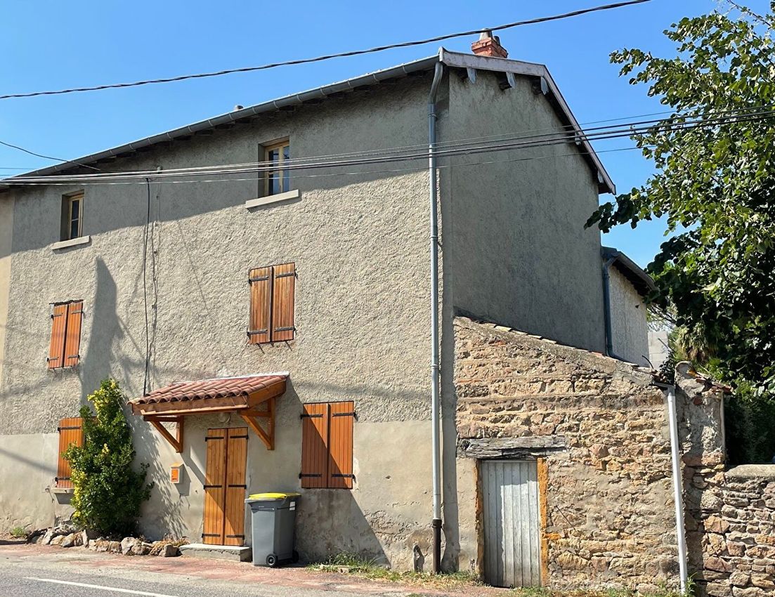 Image Façade à  maison mitoyenne de Vaugneray