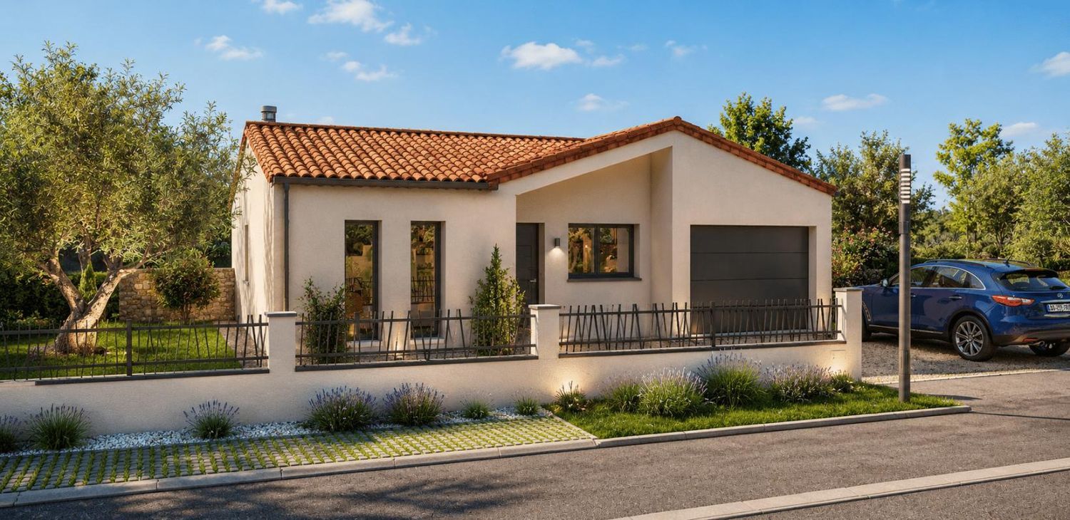 Image Façade à  maison individuelle de Chavagnes-en-Paillers