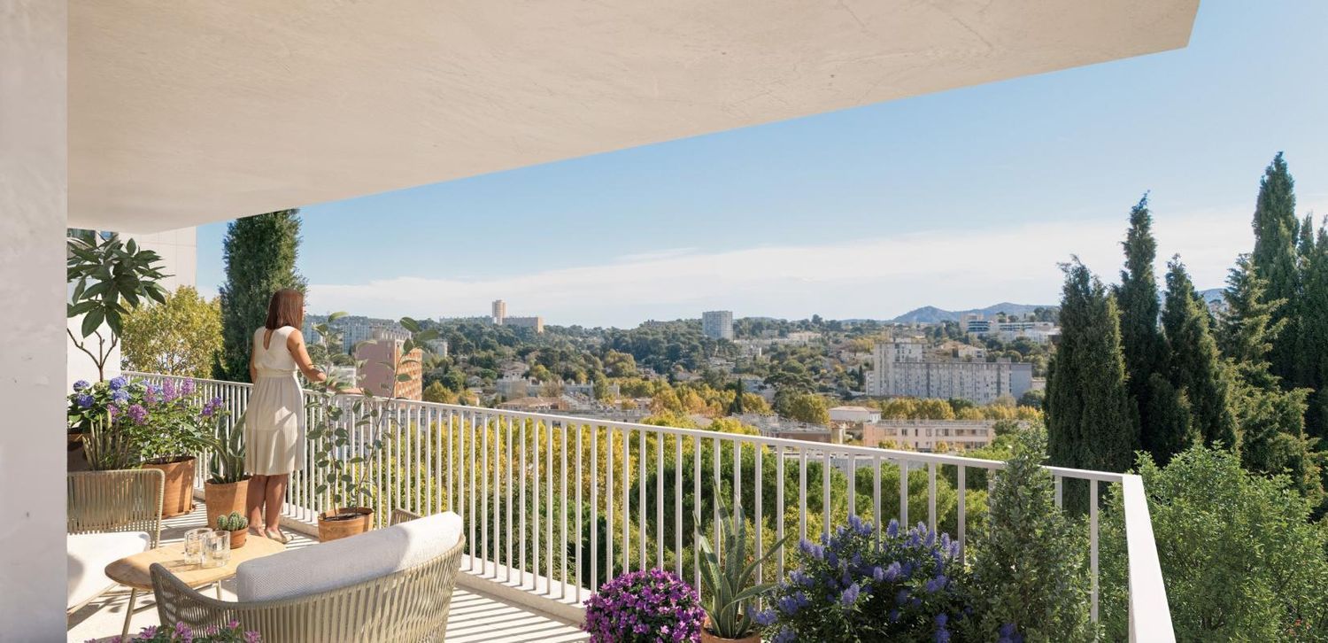 Image Terrasse à appartement de Marseille 13e Arrondissement