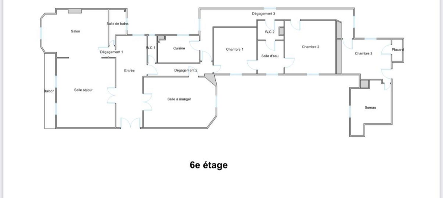 Image Plan à appartement de École Militaire