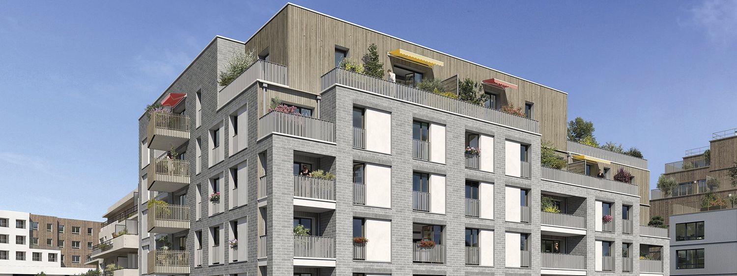 Image Façade à programme neuf de 172 Boulevard Gabriel Péri, 168