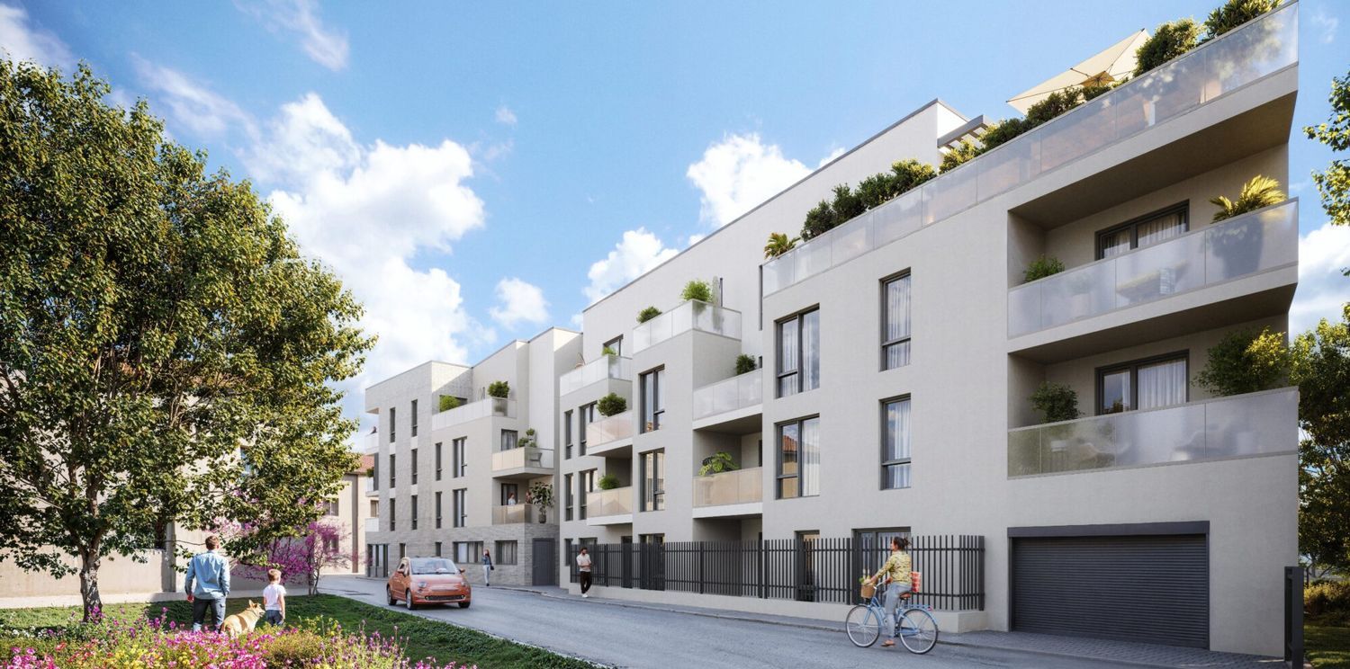 Image Façade à programme neuf de 15 Route de Lyon