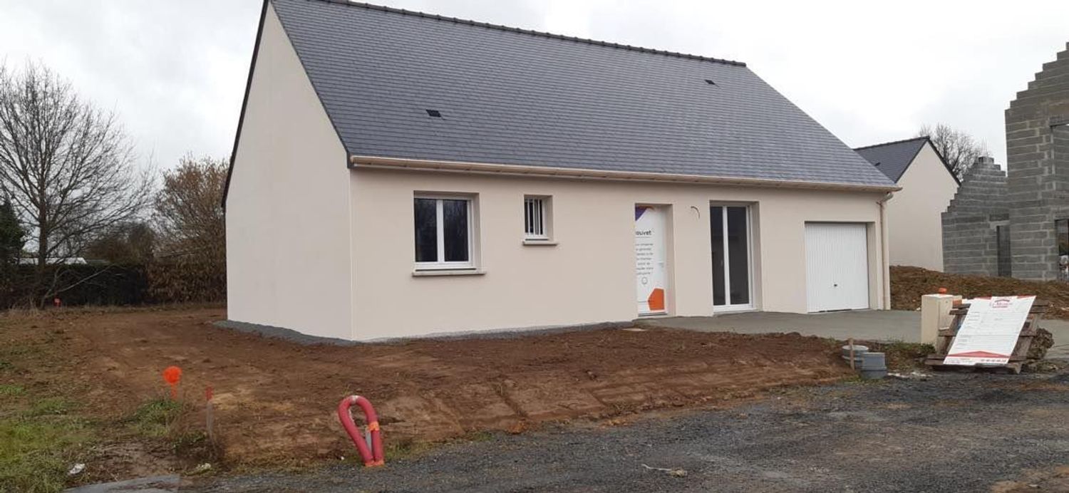 Image Façade à  maison individuelle de Massérac