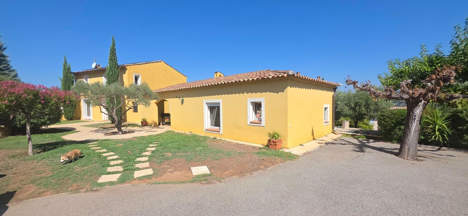 Image Façade à  villa de Trans-en-Provence