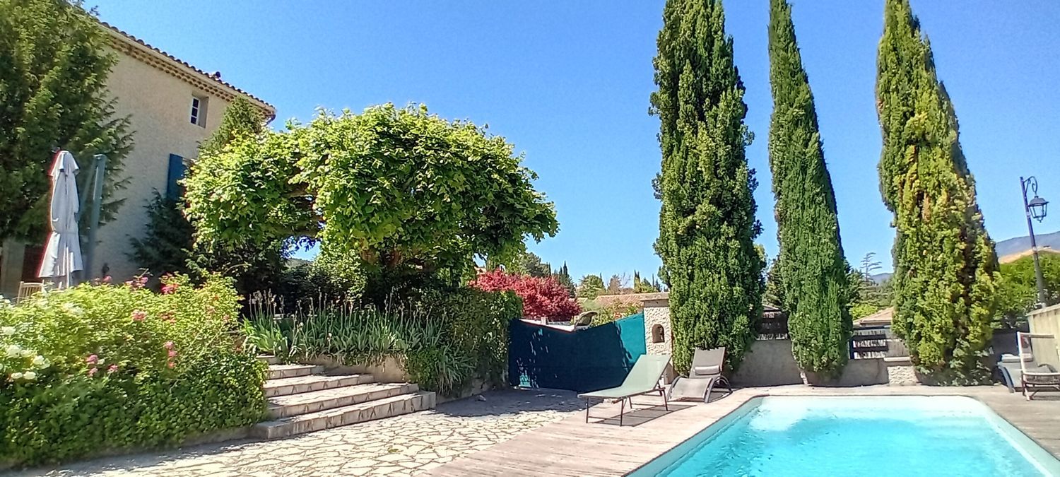Image Piscine à  maison individuelle de Mormoiron