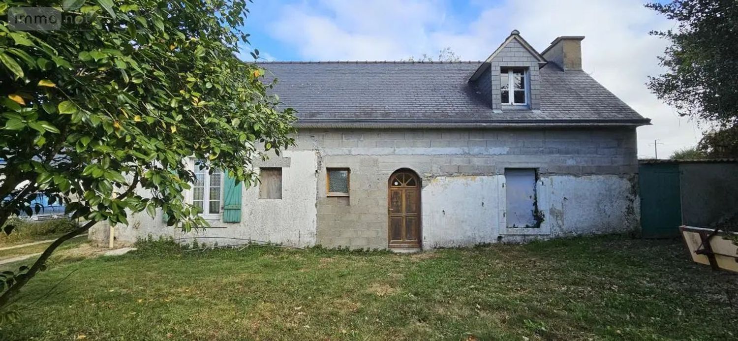 Image Façade à  maison individuelle de Pleuven