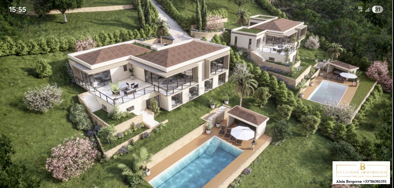 Image Piscine à terrain de Mougins