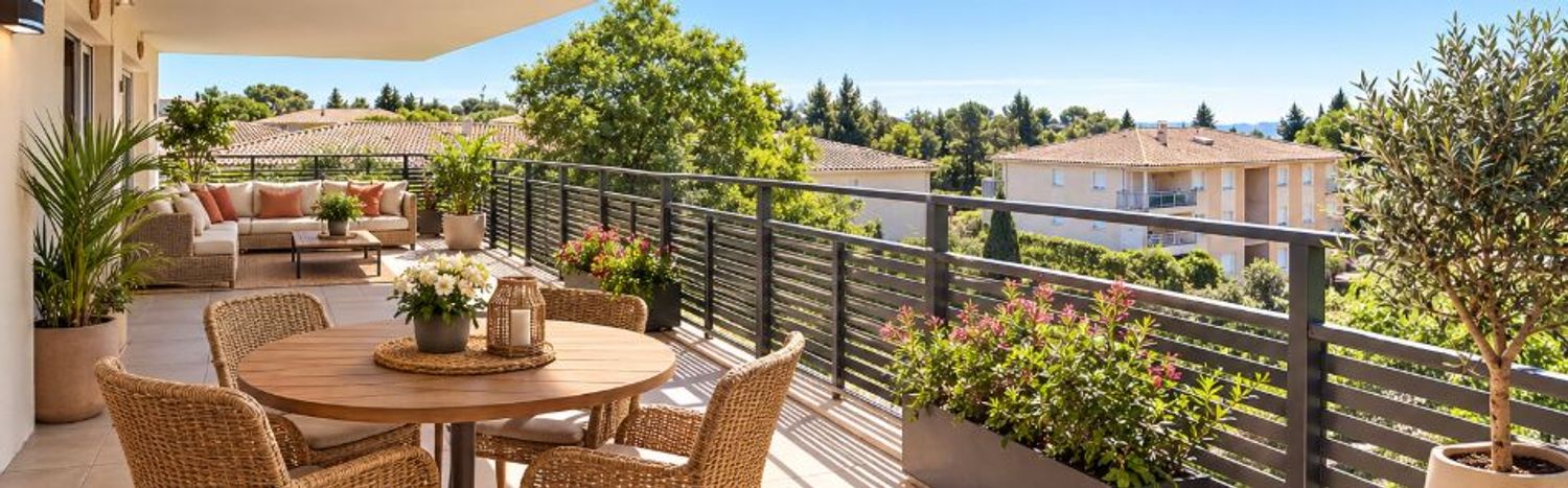 Image Terrasse à appartement de Villeneuve-lès-Avignon