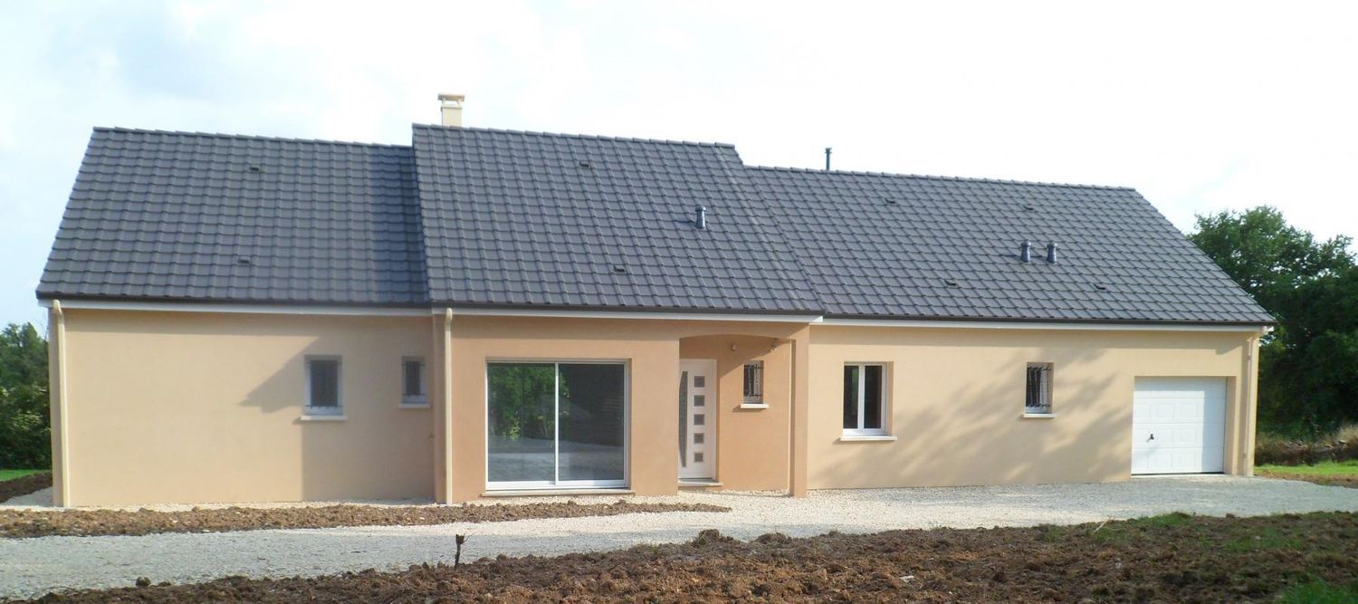 Image Façade à  maison individuelle de Trouy