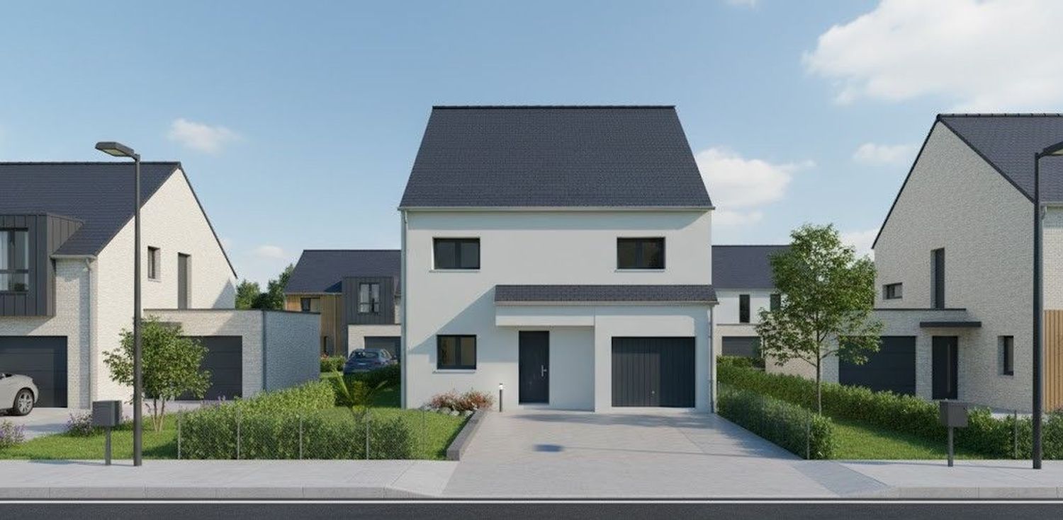 Image Façade à  maison individuelle de Verson