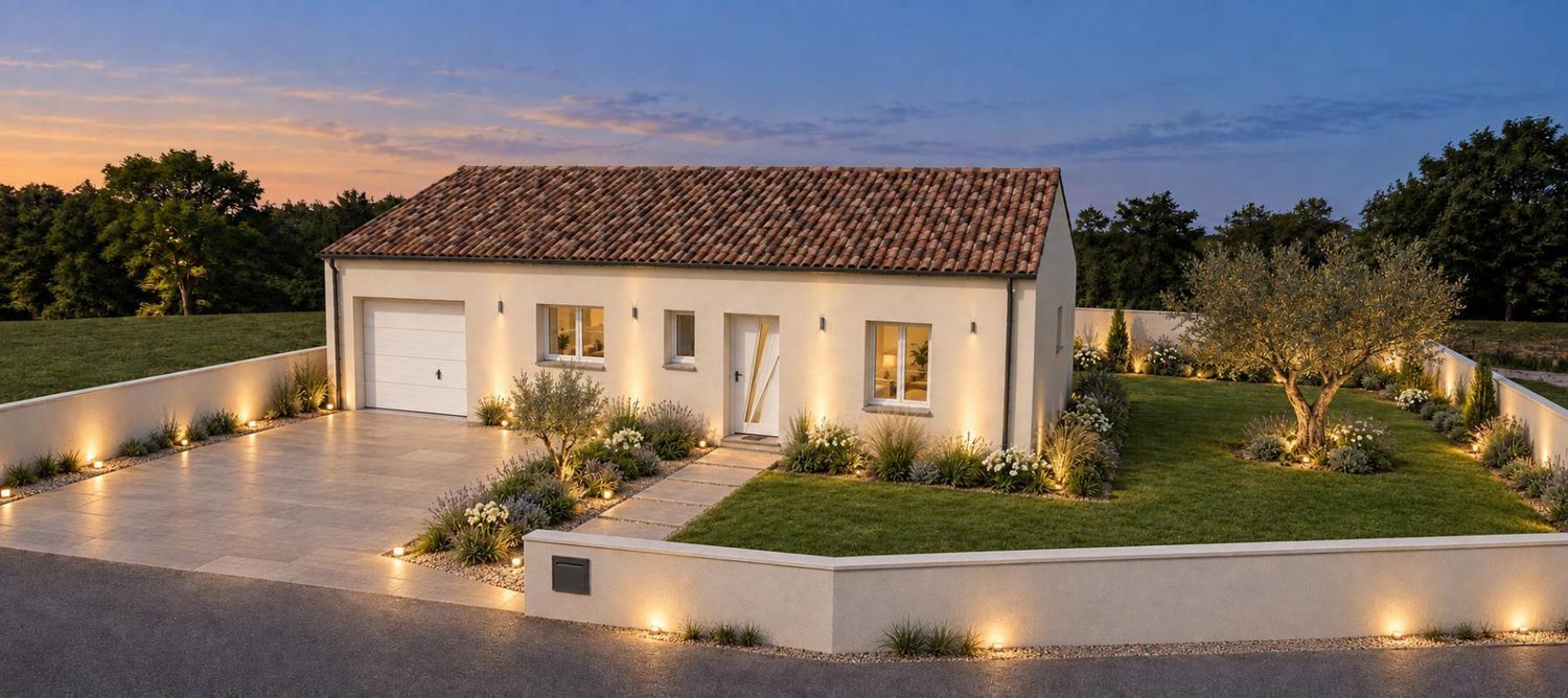 Image Façade à  maison individuelle de Saint-Hippolyte