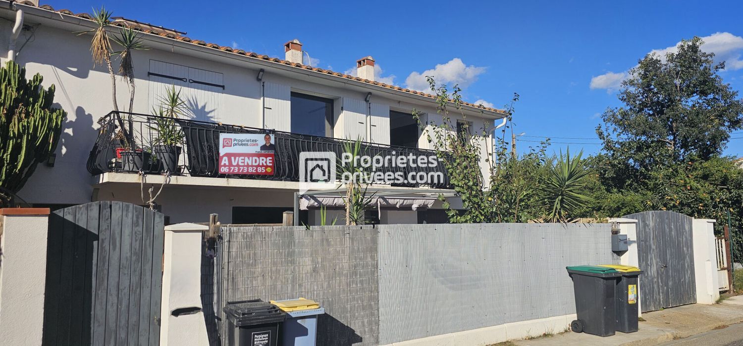 Image Façade à  maison mitoyenne de Saint-Laurent-de-la-Salanque