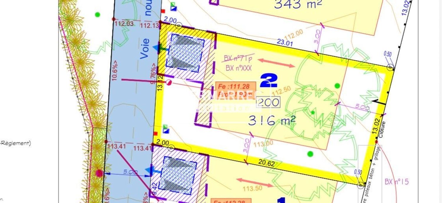 Image Plan à terrain de Vitré