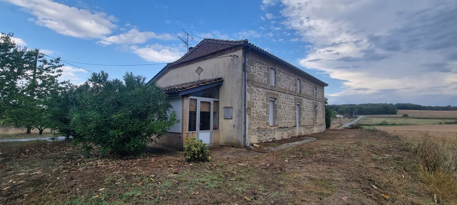 Image Façade à  maison individuelle de Miramont-de-Guyenne