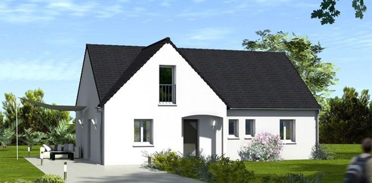 Image Façade à  maison individuelle de La Chapelle-Saint-Ursin