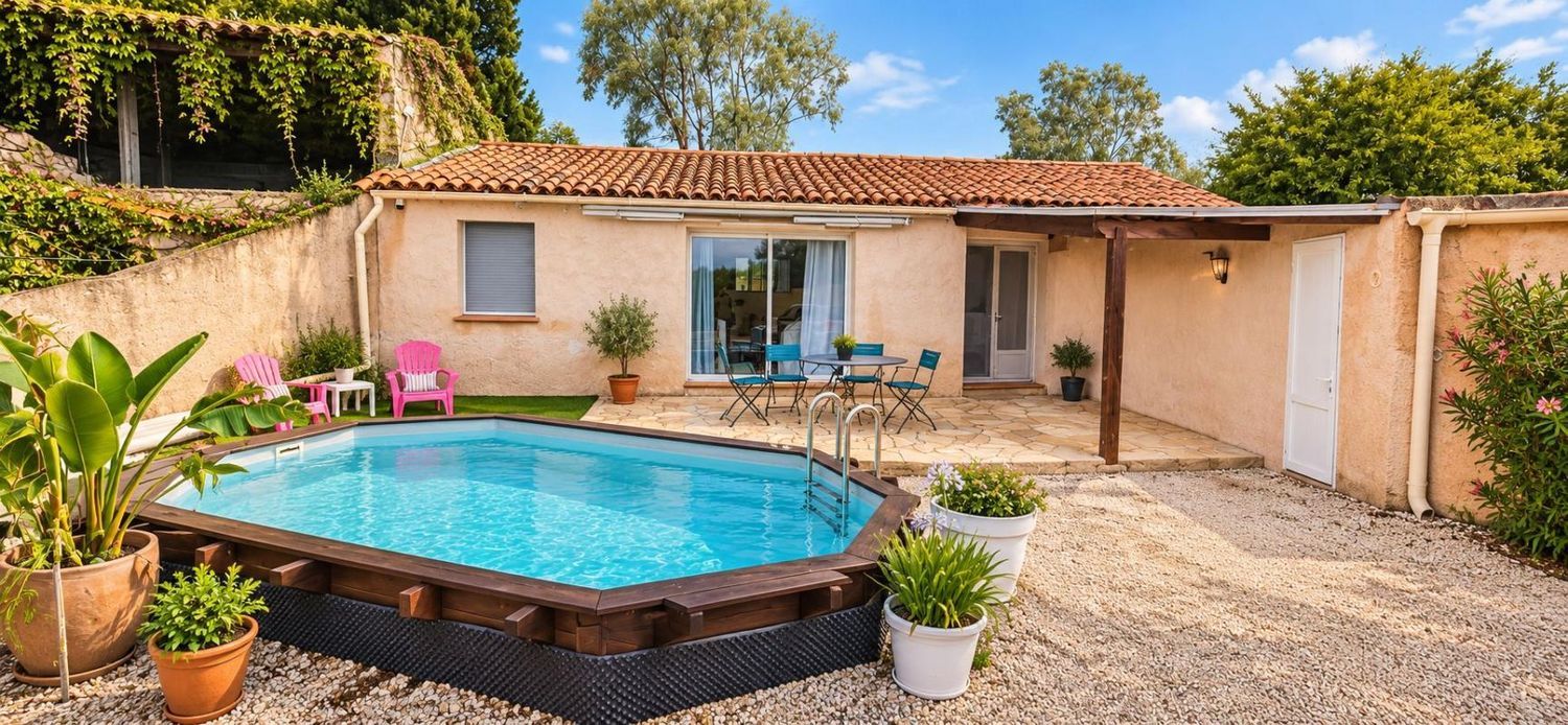 Image Piscine à  maison individuelle de La Crau