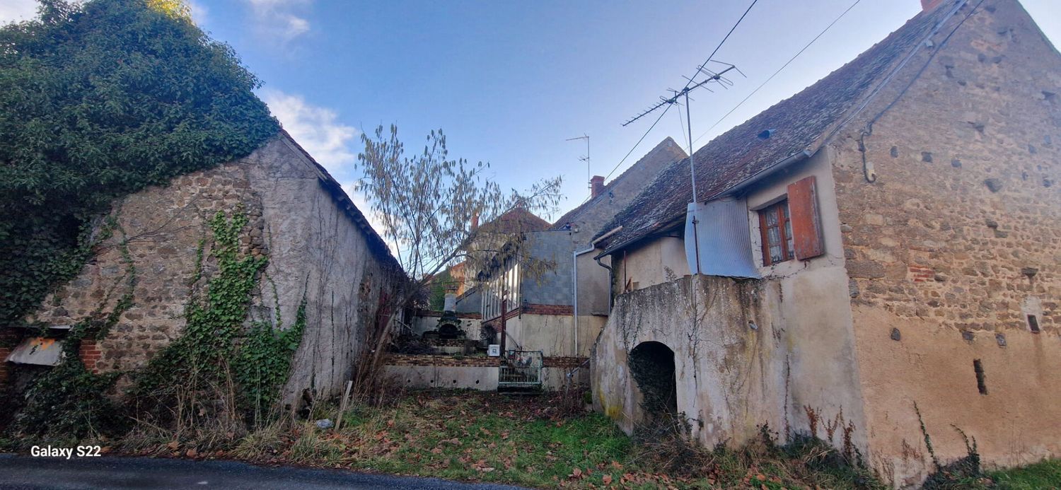 Image Façade à  maison mitoyenne de Huriel
