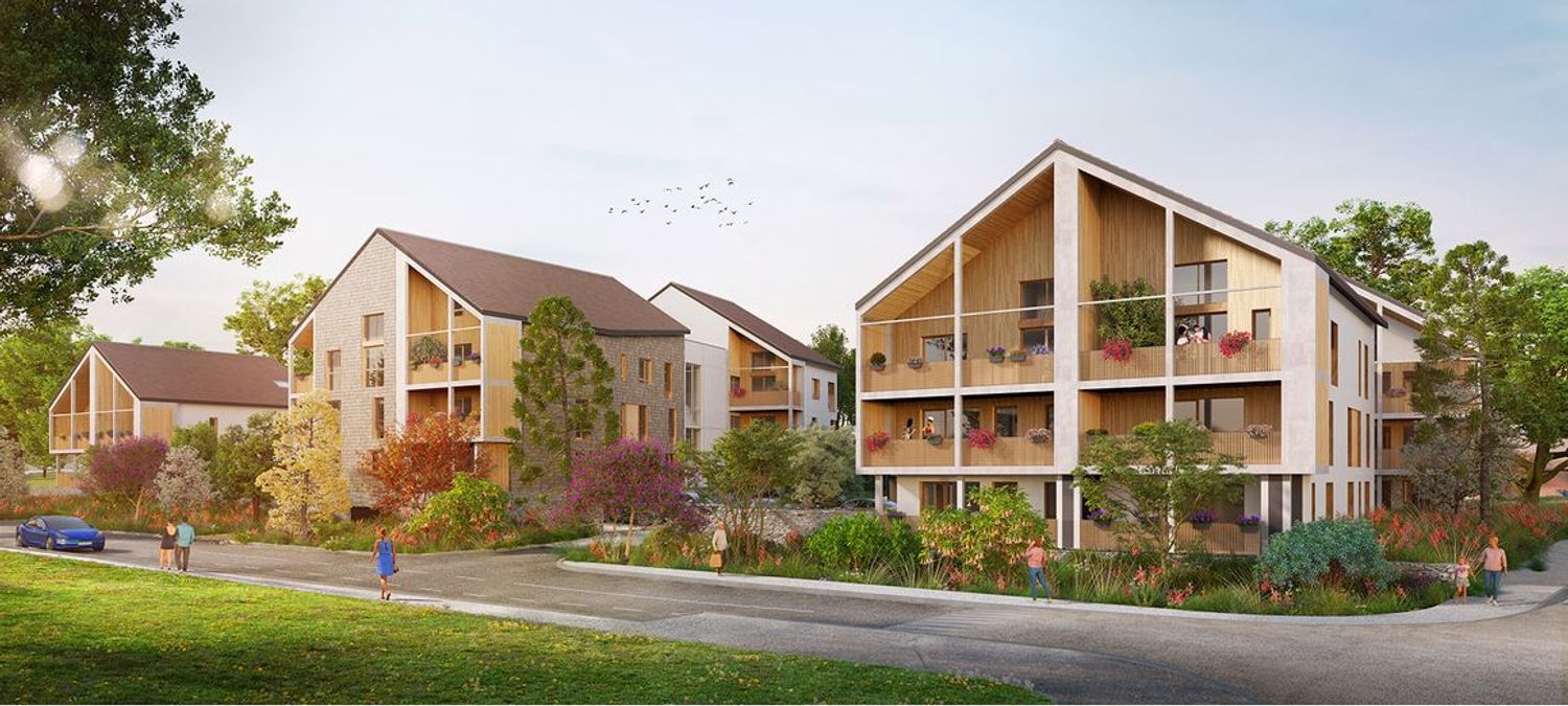 Image Façade à programme neuf de Sans numéro Avenue du Jura
