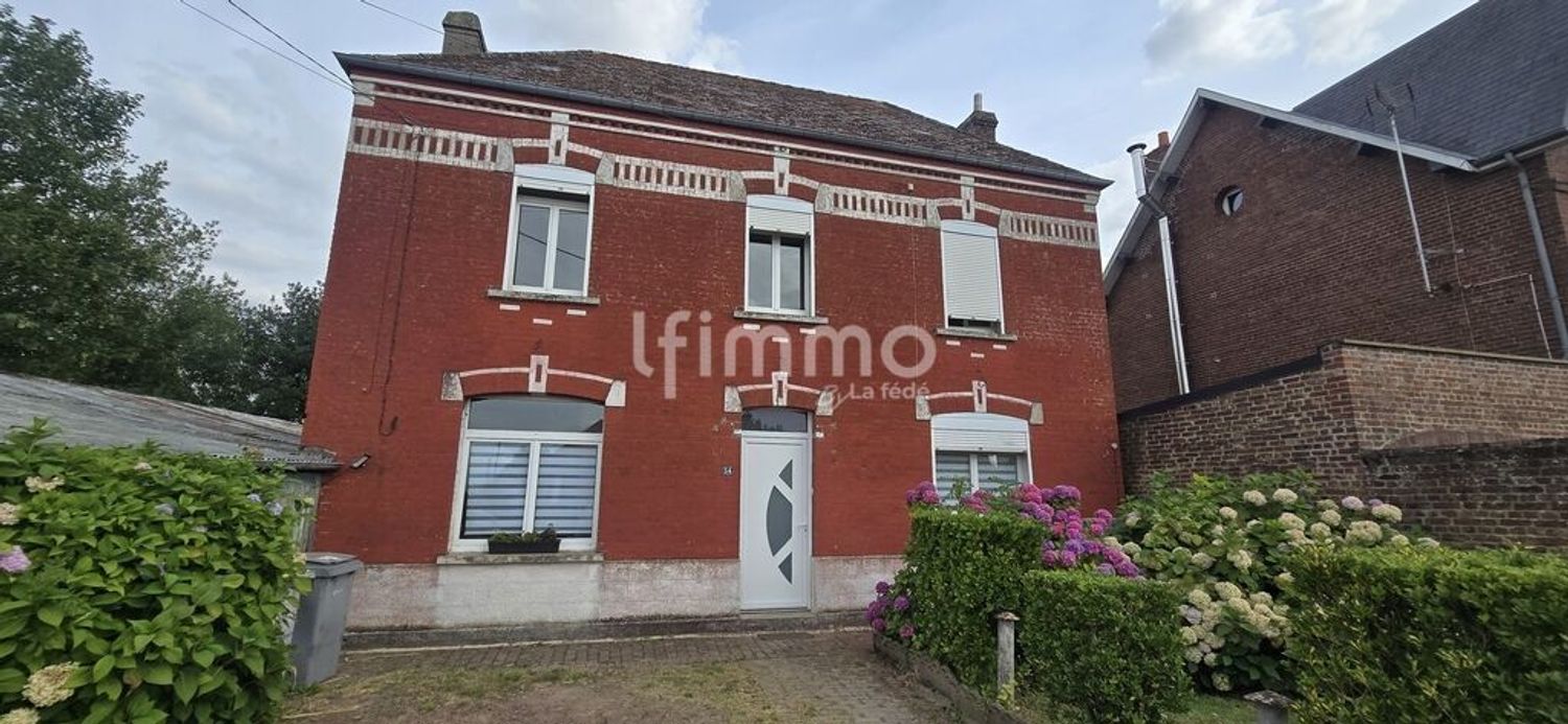 Image Façade à  maison individuelle de Bucquoy