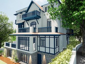 Façade 5 Avenue Pellot Saint-Jean-de-Luz (64500)